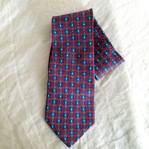 Vintage Rooster Silk Tie
